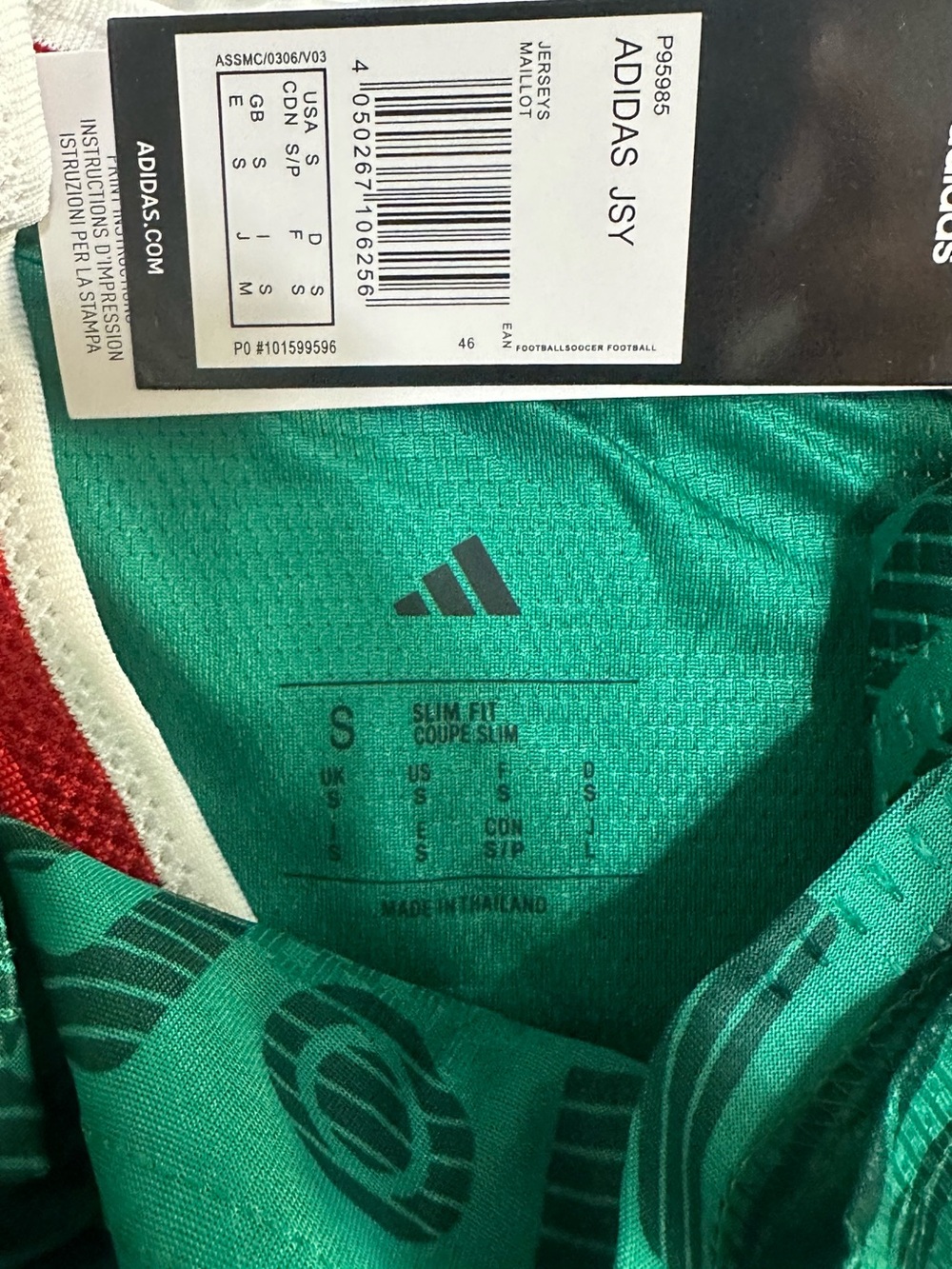 adidas Mexico Quiñones #16 Home Soccer Player Version Jersey Authentic and Tags - Picture 8 of 10